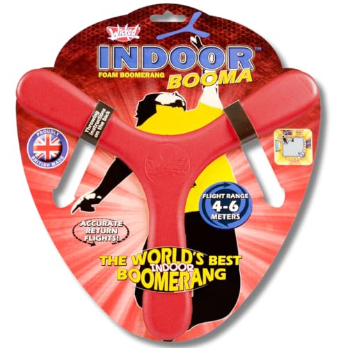 Wicked Vision - Indoor Foam Boomerang Booma Flying Sports Toy (WKIND)