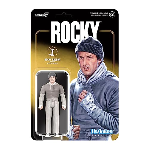 Super7 ReAction Rocky Wave 2 - Rocky Balboa Action Figure (RE-ROCKW02-RWK-01)