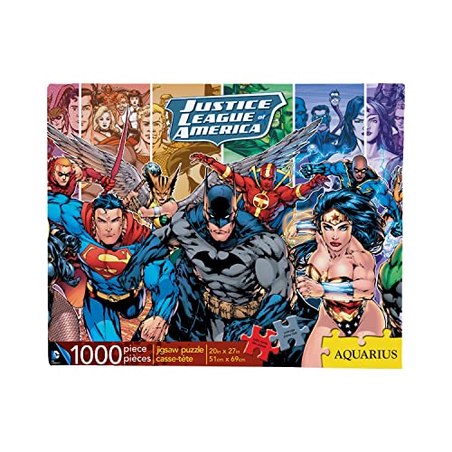 Aquarius DC Comics Justice League of America - Justice League 1000-Piece Jigsaw Puzzle (65231)