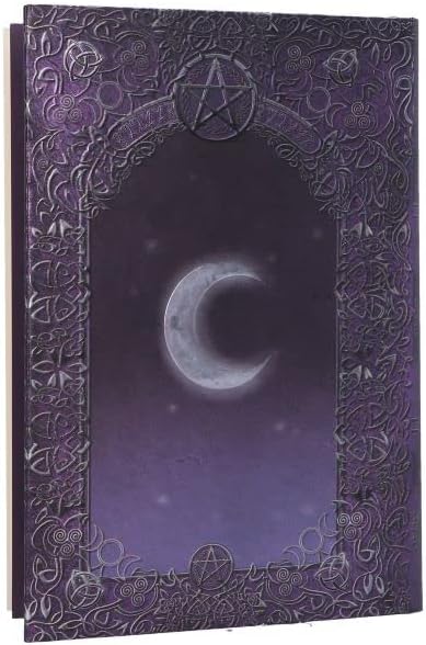 Nemesis Now Witches Spell Book with Pen Journal 18cm Purple