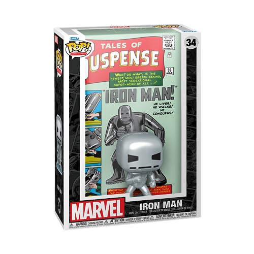 Funko Pop! Comic Cover Marvel - Tales of Suspense #39 - Iron Man Vinyl Figure (72504)