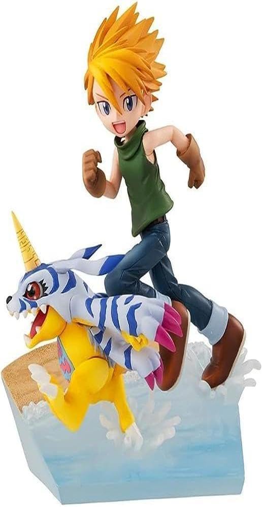 Megahouse Digimon Adventure G.E.M. Series Yamato Ishida & Gabumon Statuette PVC Figure (833052)