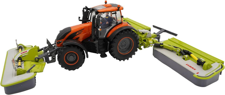 Britains CLAAS 3600FC DISCO Mower, Collectable Tractor Accessory, Tractor Toys Compatible with 1:32 Scale Animals and Toys, Suitable For Collectors And Kids