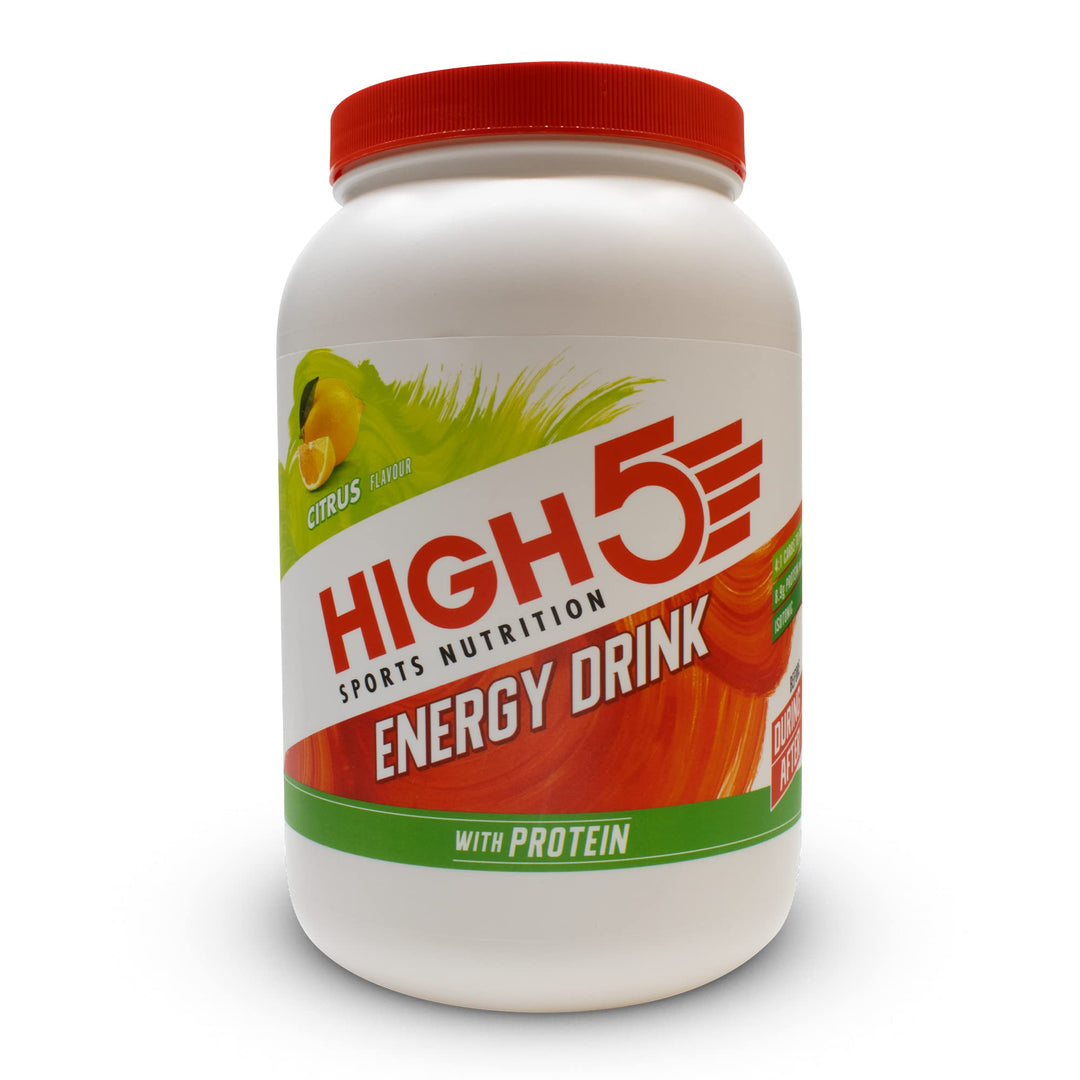 HIGH5 - Energy Drink With Protein Blend of Carbohydrates, Protein & Electrolytes (Citrus, 1.6kg)