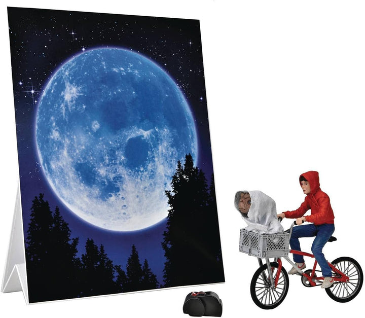 NECA E.T. The Extra-Terrestrial 40th Anniversary Series - E.T. & Elliott with Bicycle Action Figure (55065)