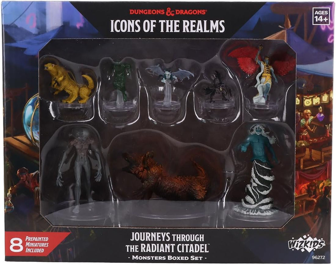 Wizkids Dungeons & Dragons Icons of the Realms Miniatures Journeys through the Radiant Citadel Monsters Boxed Set (WIZ96272)