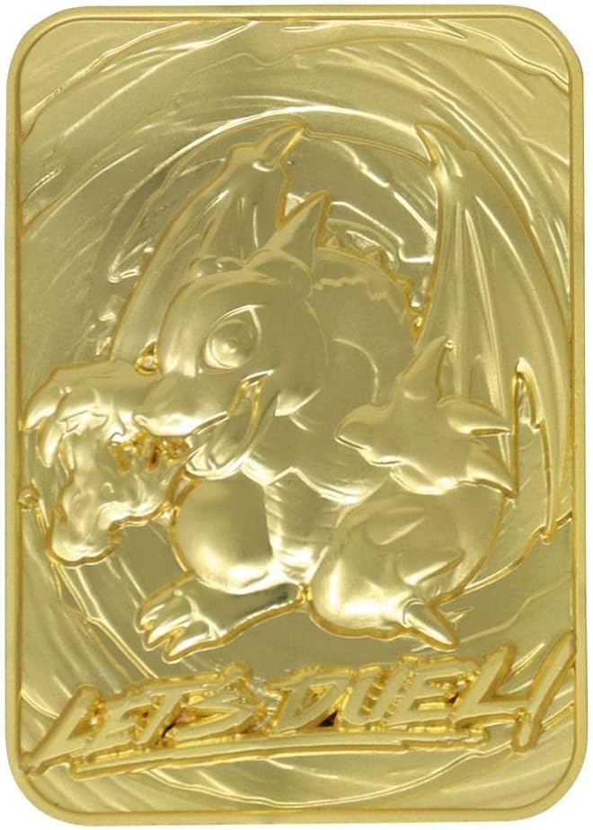 YU-GI-OH! Yu-Gi-Oh! Gold Series - Baby Dragon 24K Gold Plated Metal Collectible Card (YGO29G)