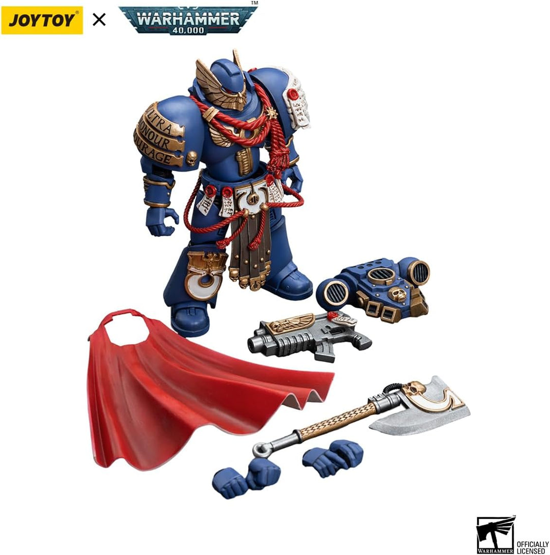 JoyToy Bloomage Tech - WH40K Ultramarines Honour Guard 2 1/18 Figure - Highly Detailed Collectible for Ages 15+