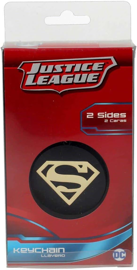 SD Toys DC Superman Metal Logo Keyring, Gold, One Size (SDTWRN20925)