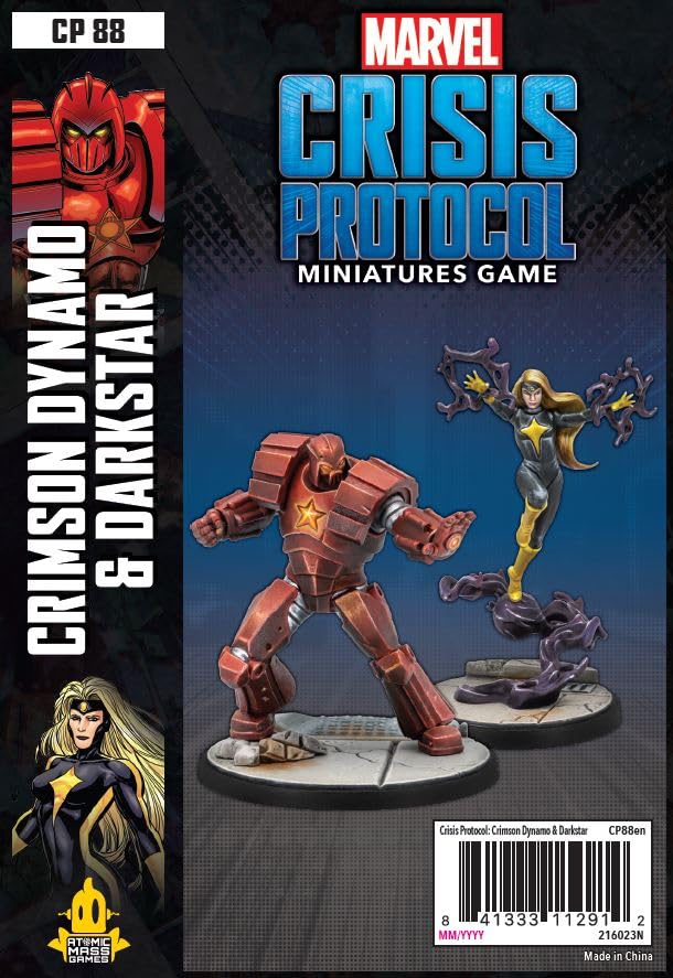 Atomic Mass Games Crimson Dynamo &amp; Dark Star: Marvel Crisis Protocol Miniaturen