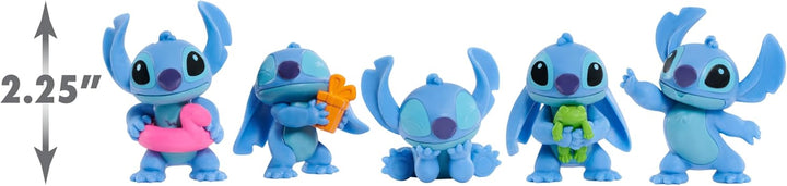 Disney Stitch 5 Pack Collectible 2.5" Figures