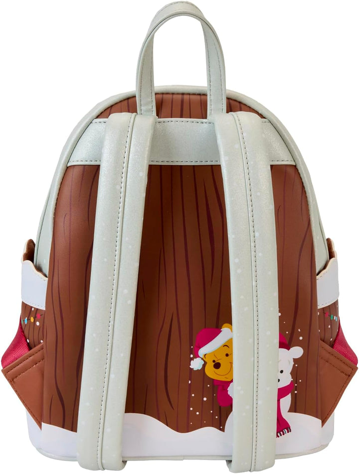 Loungefly Disney Winnie the Pooh and Friends Christmas Greetings Mini Backpack (WDBK3789)