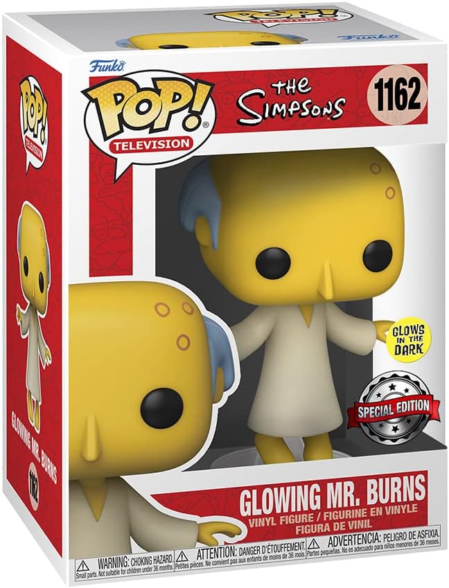 Funko Pop! Animation The Simpsons - Glowing Mr. Burns Vinyl Figure (PREVIEWS Exclusive)