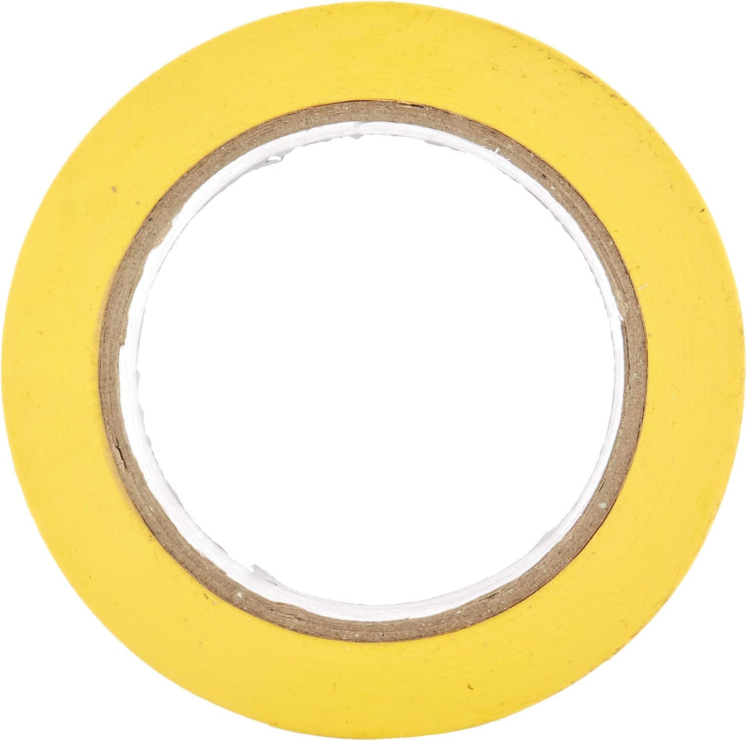 5 Star Yellow Lane Marking Tape, PVC, Internal Use | Strong, Durable Filmic Tape | Width 50mm, Length 33m