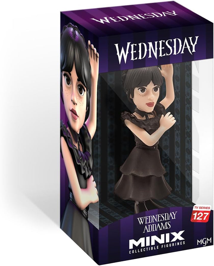 Minix Collectible Figurines Wednesday Addams Series - Wednesday Addams Ball Dress Vinyl Figure