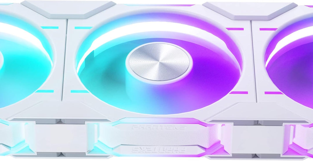 Phanteks D30 PWM Reverse Airflow D-RGB Fan - 120mm, White