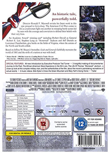 Gods And Generals (2003) - DVD (Region 2) (‎7321900234139)