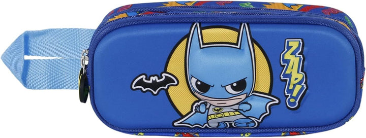 KARACTERMANIA Batman Zap-3D Double Compartment Pencil Case (04491)