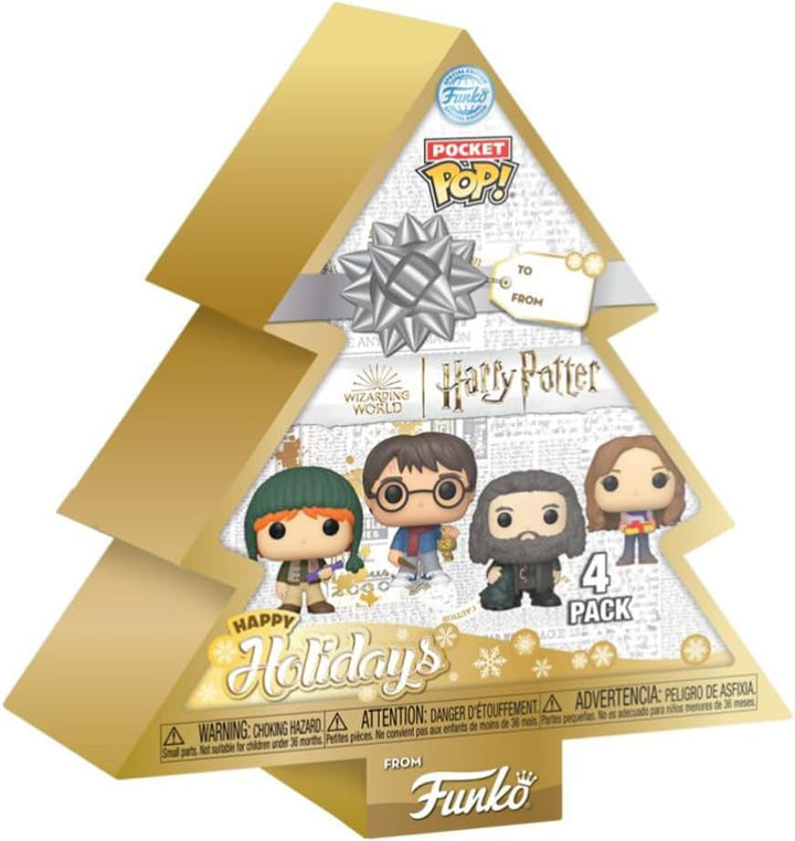 Funko Pocket Pop! - Harry Potter Tree Holiday Box 8pc (Keyc)