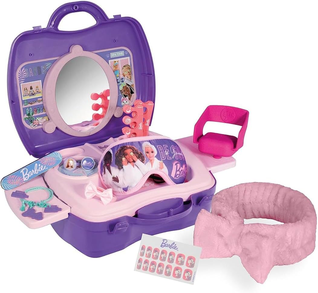 Sinco Creations Barbie Deluxe Wellness & Beauty Playset - 20 Piece Role Play Toy (BRB202128)