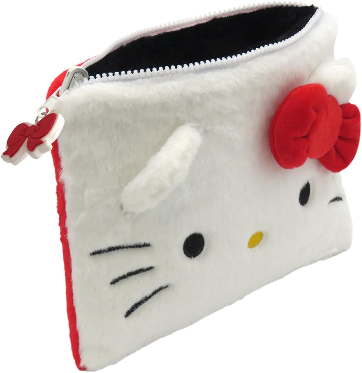 CYP BRANDS Hello Kitty & Kuromi Reversible Toiletry Bag and Plush Toy (NC37-01HK)