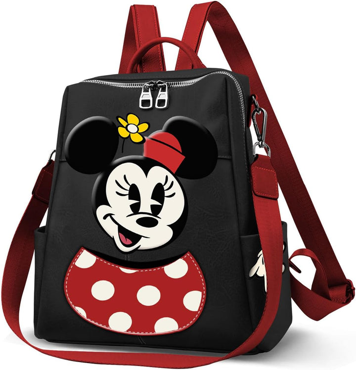 Disney Minnie Mouse Casual Backpack (28 x 33 cm, 10 L Capacity)