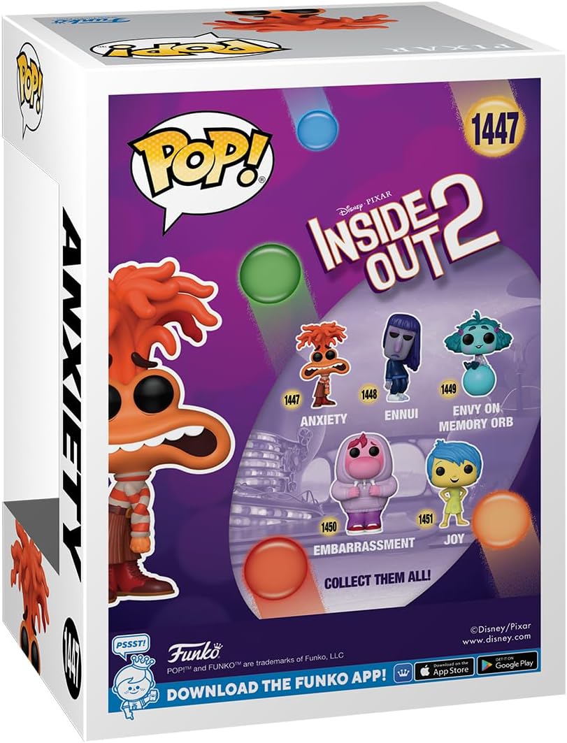 Funko POP! Disney: Inside Out 2 - Anxiety - Collectable Vinyl Figure - Gift Idea