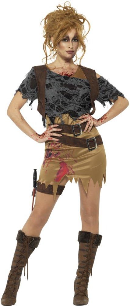 Smiffys Zombie Huntress Costume - X-Small (46848XS)