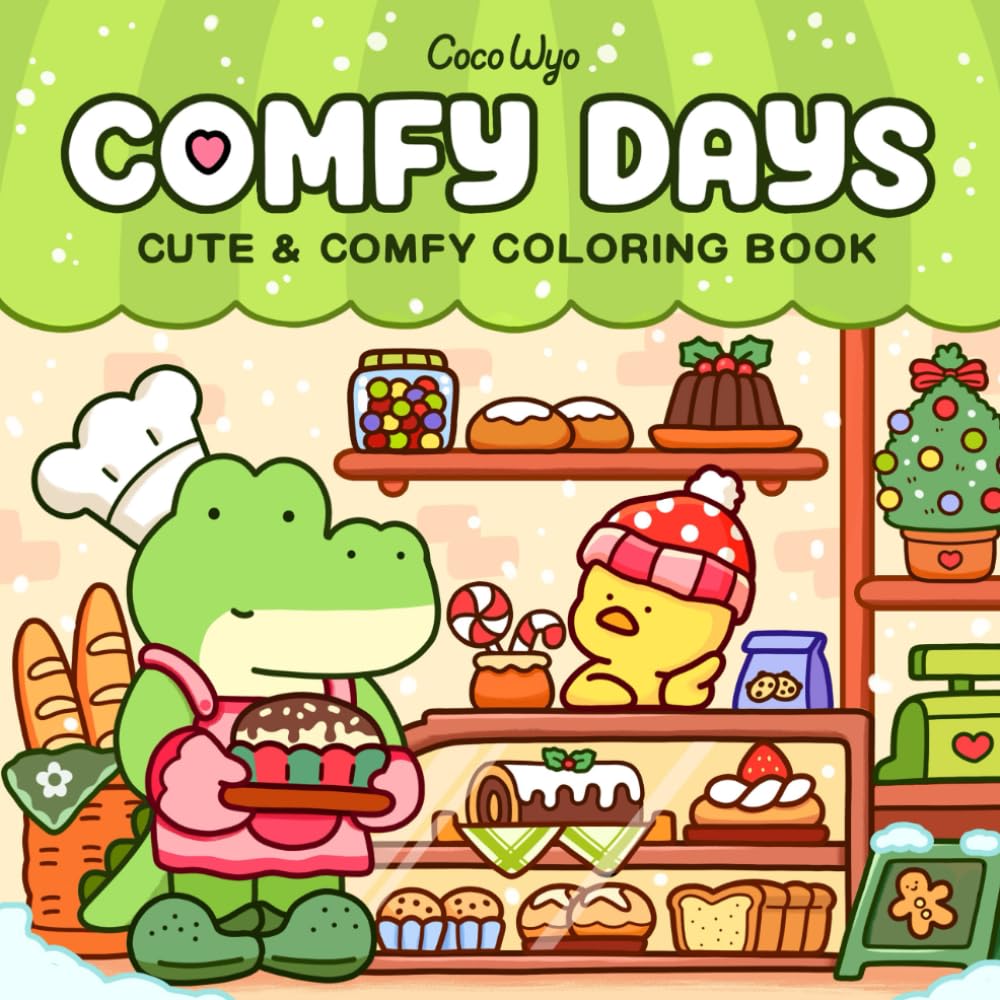 Comfy Days: Coloring Book for Adults and Teens Featuring Super Cute Animals - Independently Published (Paperback)