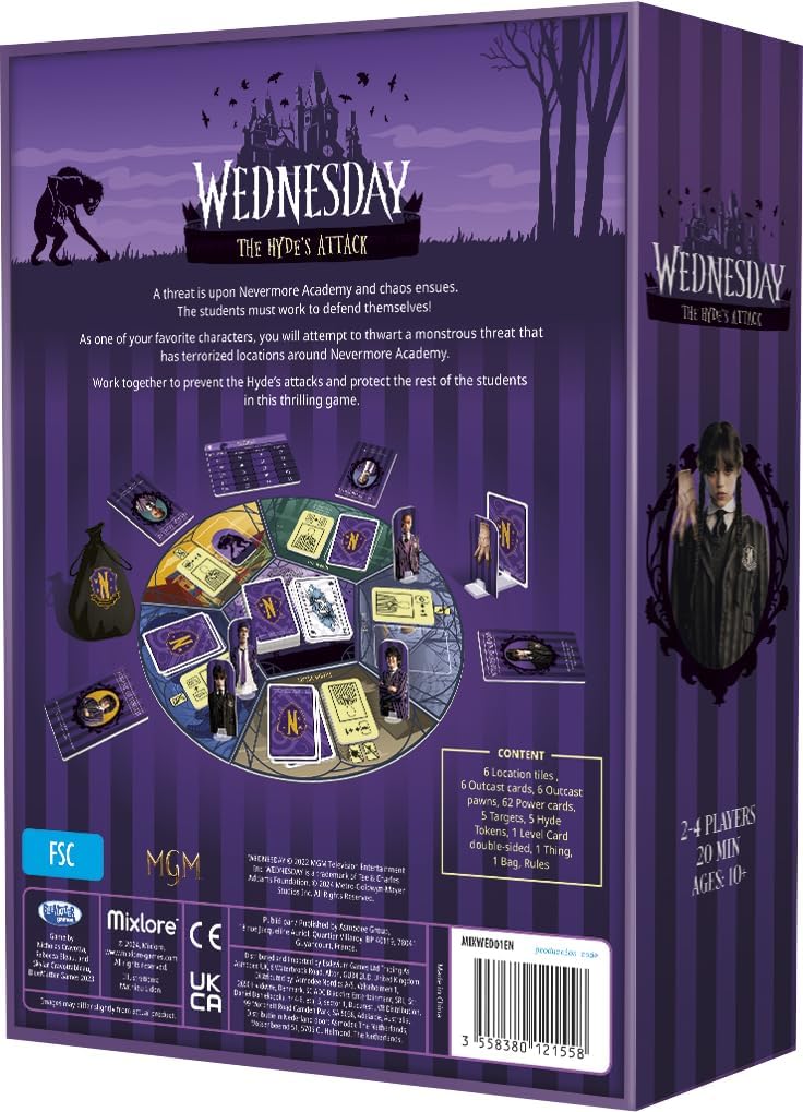 Mixlore Wednesday - The Hyde's Attack Cooperative Board Game (MIXWED01)