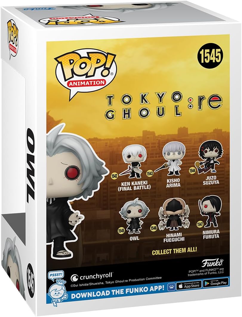 Funko POP! Animation: Tokyo Ghoul: Re Seido Takizawa - (Owl) Takizawa - Collecta