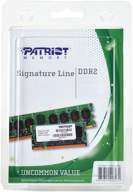 Patriot Memory - Signature DDR2 2GB CL6 800MHz DIMM (PC2 6400) (PSD22G80026)