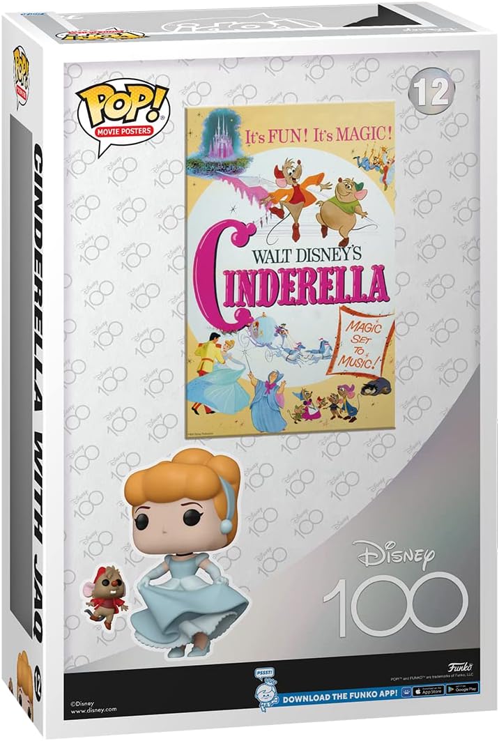 Funko Pop! Disney 100 - Cinderella Movie Poster Vinyl Figure (Disney 100 Series)