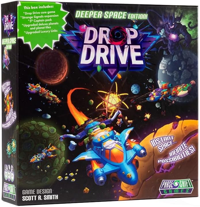 Phase Shift Games Drop Drive Deeper Space Edition Board Game (237495)