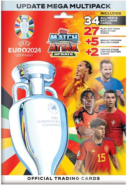 Topps Euro 2024 Match Attax Update Mega Multipack - 34 Cards (FS0004861-EU)