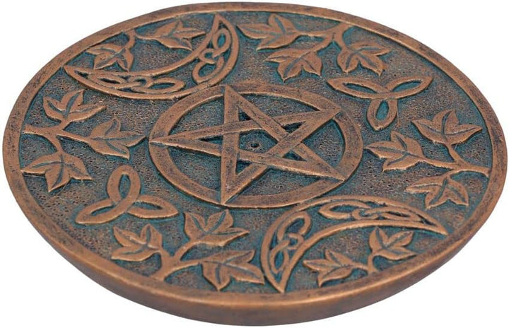 Nemesis Now Divine Essence Wiccan Incense Burner, Bronze (12.7cm)