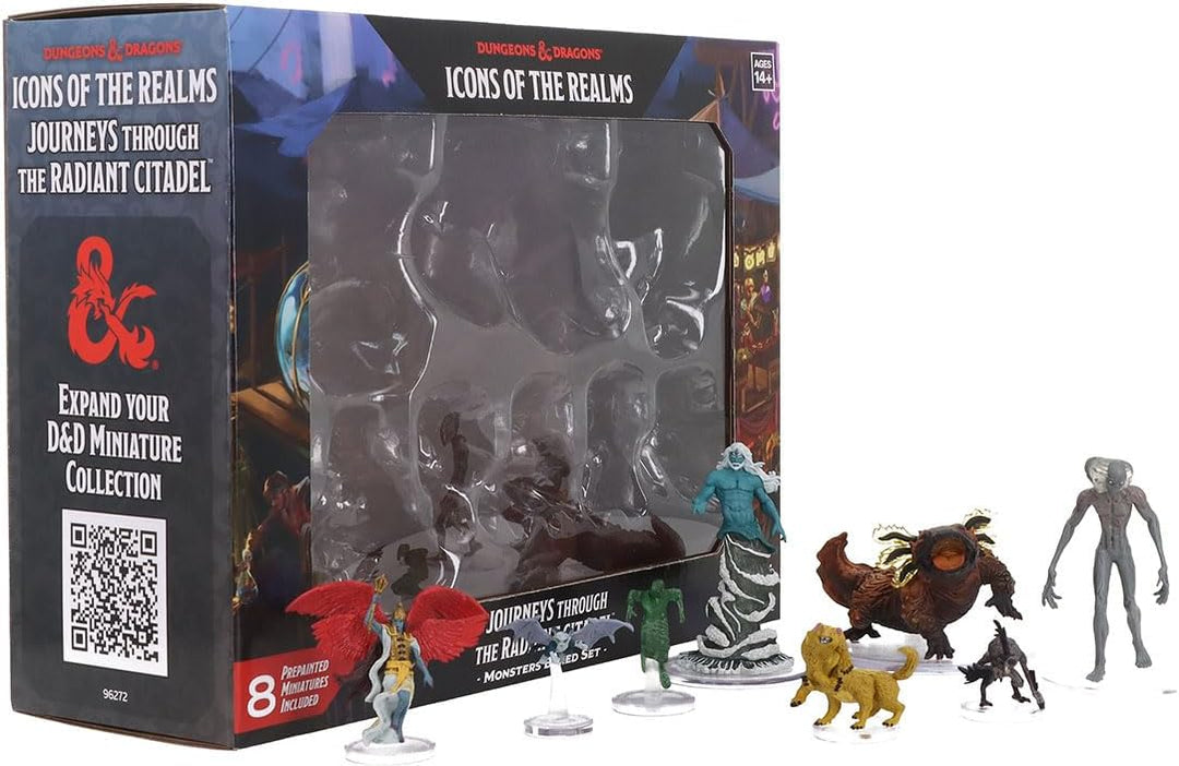 Wizkids Dungeons & Dragons Icons of the Realms Miniatures Journeys through the Radiant Citadel Monsters Boxed Set (WIZ96272)