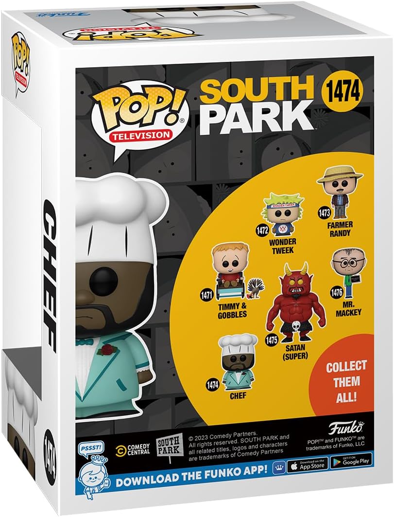 Funko POP! TV: South Park - Chef In Suit - Collectable Vinyl Figure - Official M