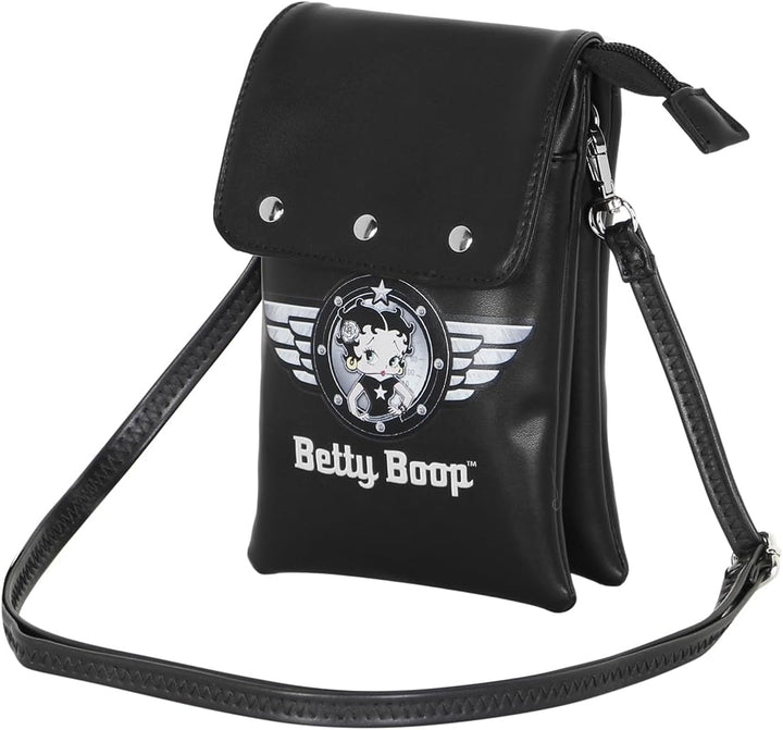 Betty Boop Motor Love-Mobile Crossbody Phone Bag (07345)