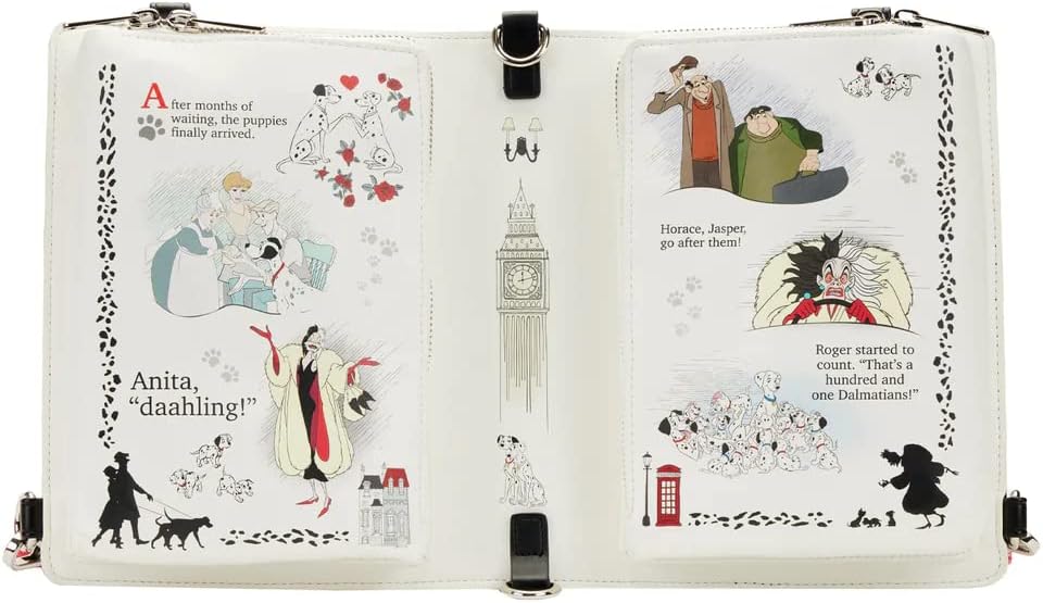 Funko Disney 101 Dalmatians Classic Books Convertible Crossbody Bag (WDTB2651)