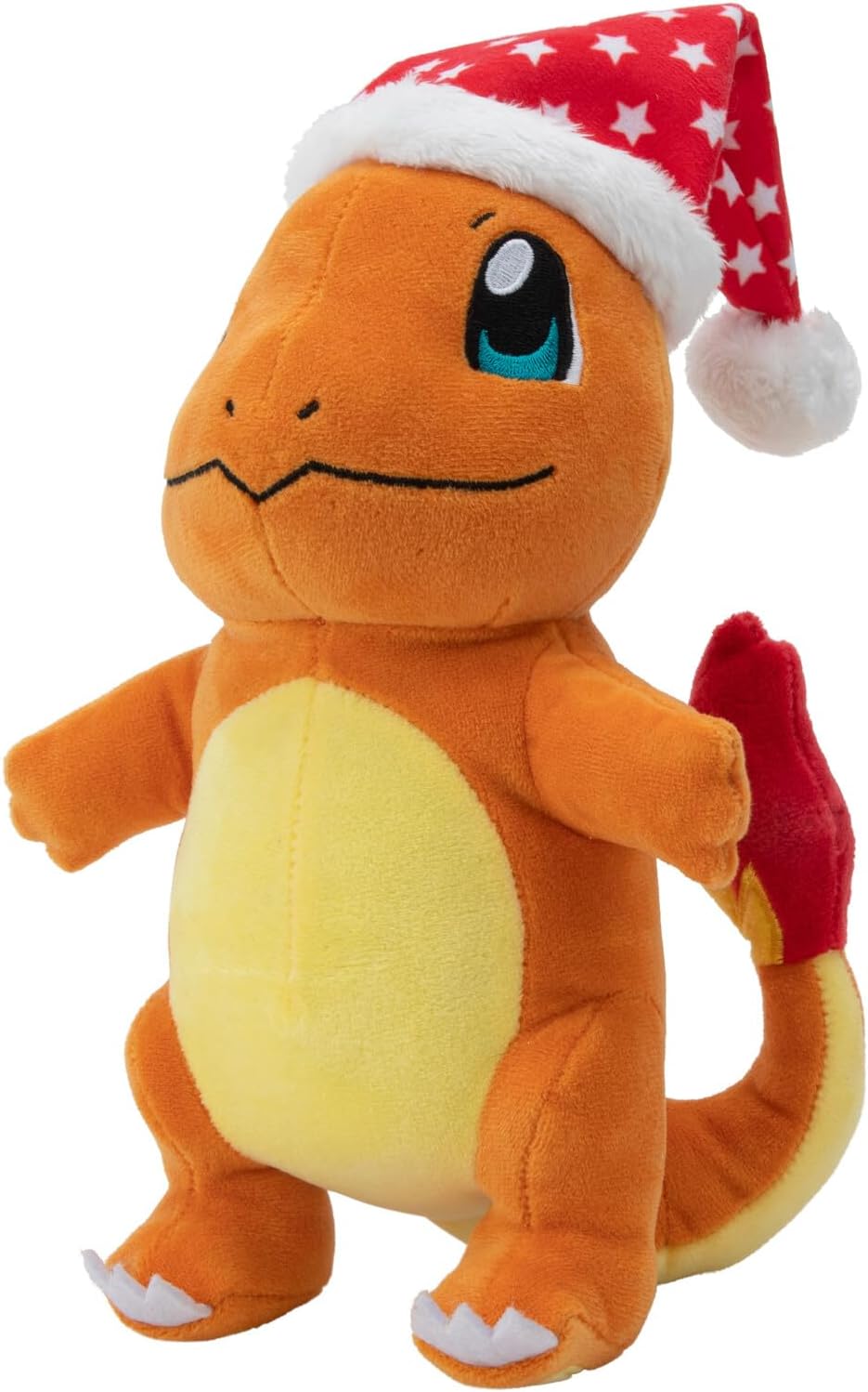 Pokémon 8" Holiday Charmander Plush with Santa Hat - Cute & Collectible Plush Toy for Ages 2+