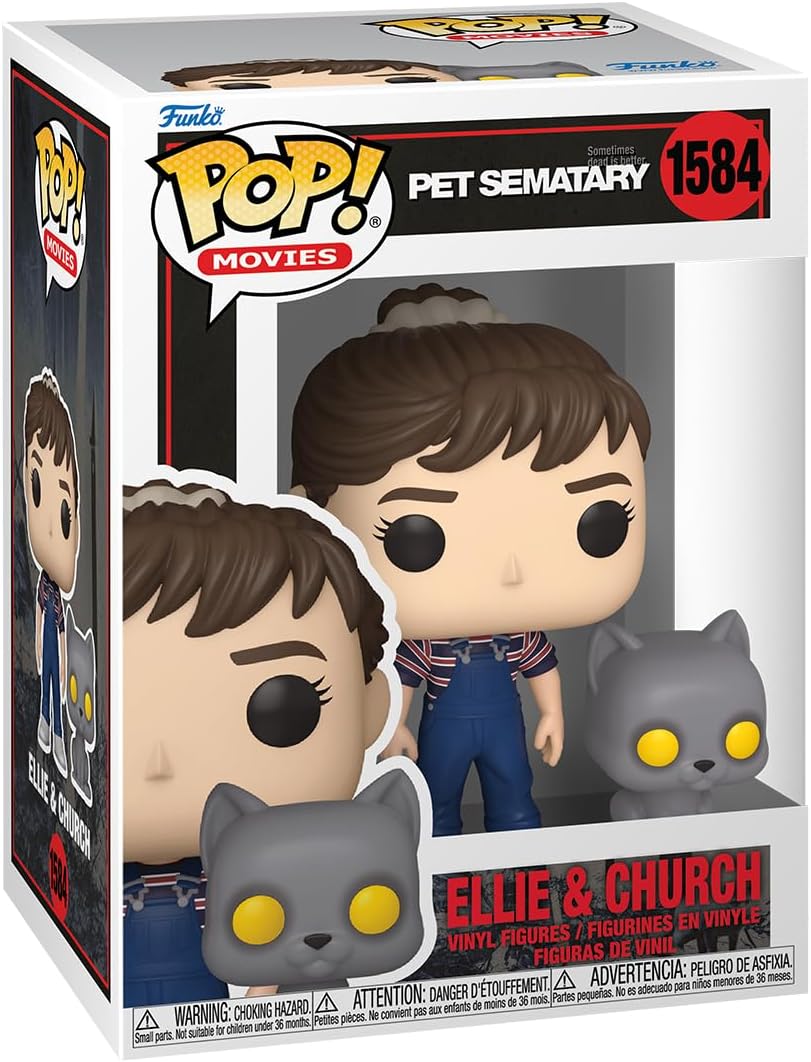 Funko Pop! Movies Pet Sematary - Ellie Creed & Church Vinyl Figure (80714)