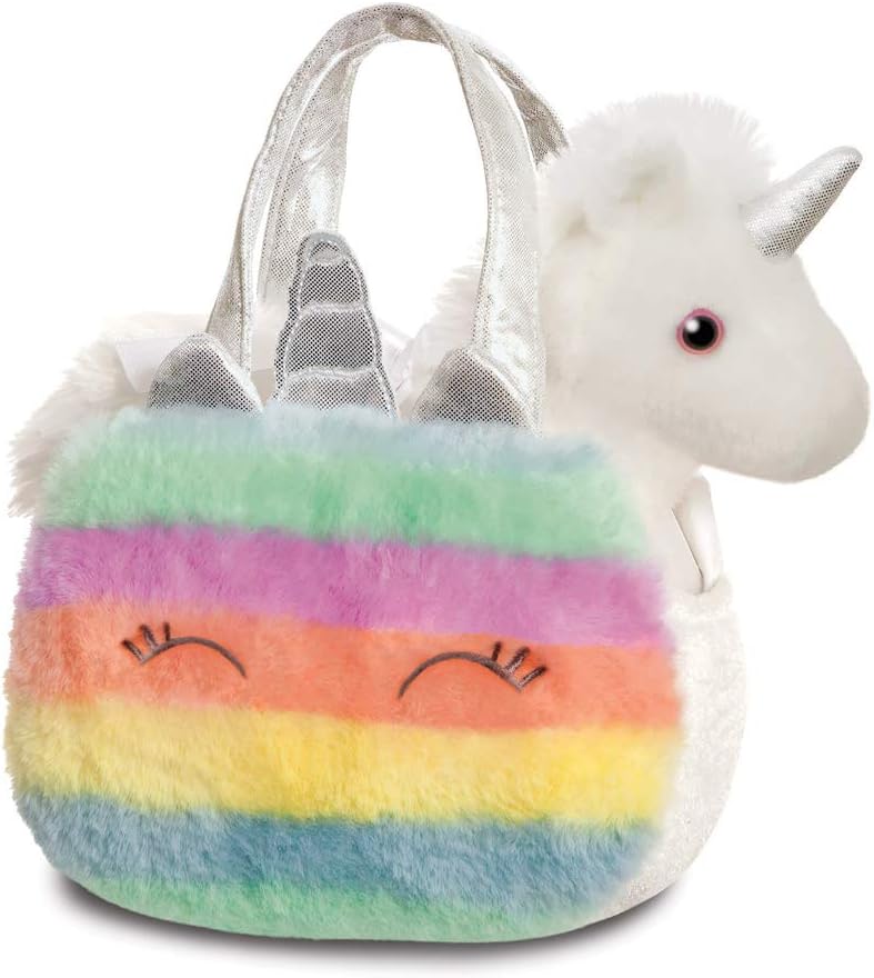 Aurora, 61363, Fancy Pal Rainbow Unicorn, Soft Toy, Rainbow