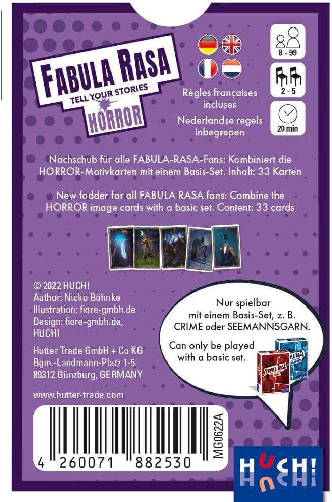 HUCH! Fabula Rasa - Horror Expansion Pack (Fabula Rasa - Horror)