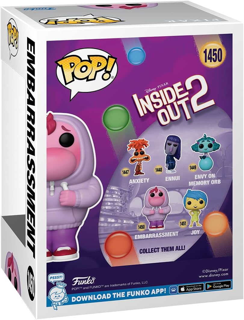 Funko POP! Disney: Inside Out 2- Embarrassment - Collectable Vinyl Figure - Gift