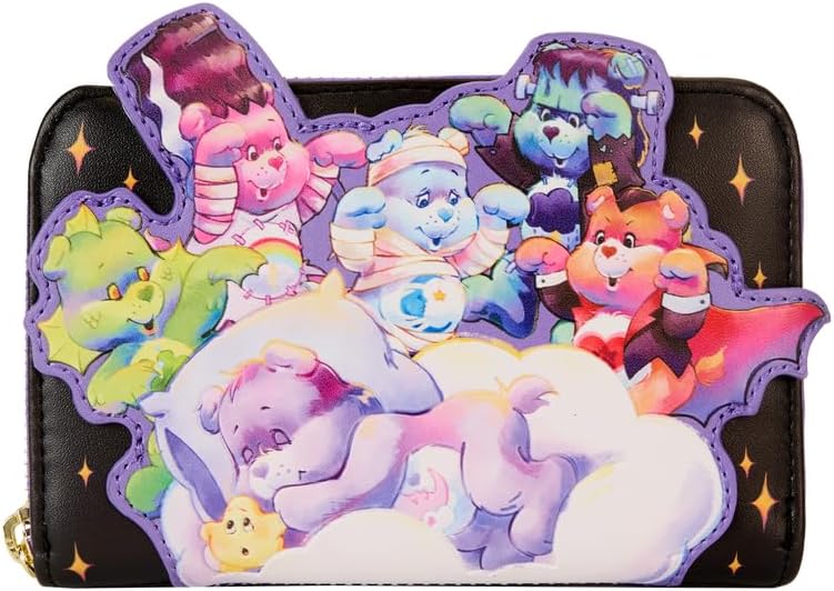 Loungefly Care Bears Universal Monsters Scary Dreams Zip Around Wallet (LOUCBUWA0001)