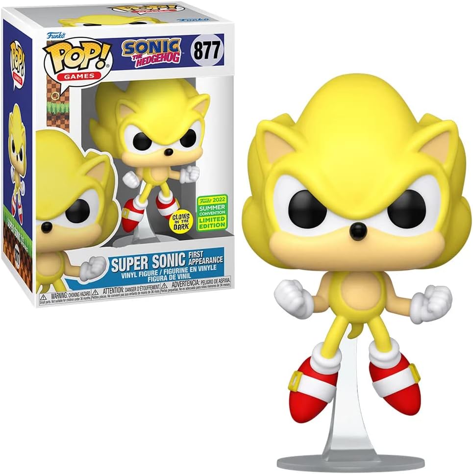 Funko Pop! Games Sonic The Hedgehog - Super Sonic Vinyl Figure (65259)