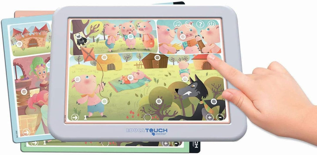 Educa Touch Junior - Learning the Alphabet & Storytelling for Ages 2+ (Portuguese Language)