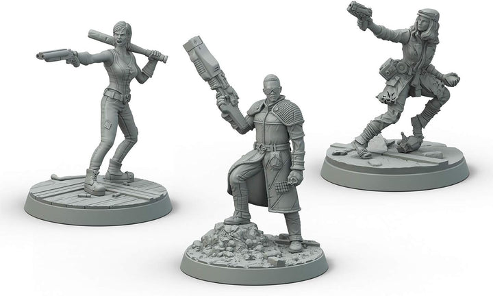 Modiphius Entertainment Fallout Wasteland Warfare Survivors Boston Companions Miniatures Set (MUH051260)