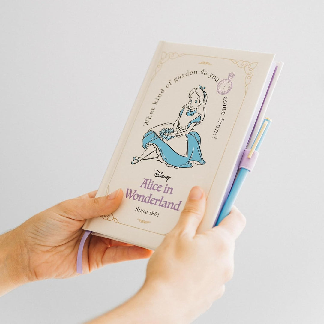 Alice in Wonderland - Lewis Carroll (Premium A5 Notebook with Pen, Disney Edition)